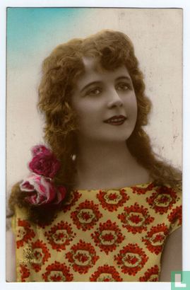 Meisje met rozen in het haar - Image 1