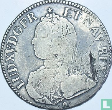 Frankrijk 1 écu 1735 (N) - Afbeelding 2