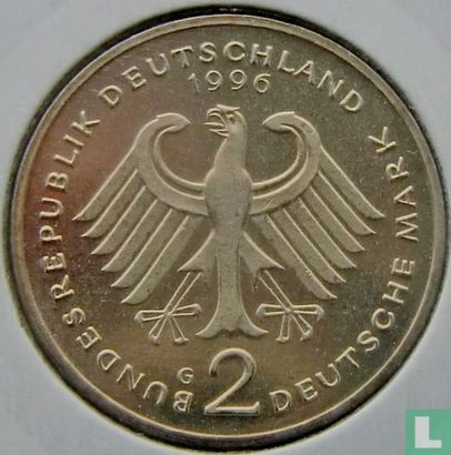 Germany 2 mark 1996 (G - Ludwig Erhard) - Image 1