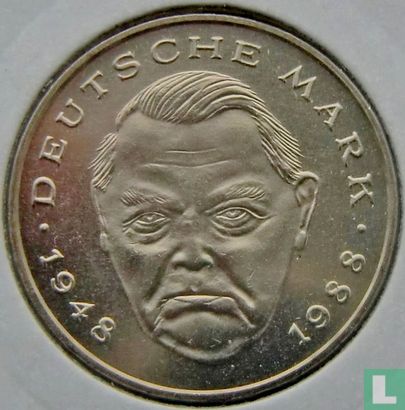 Germany 2 mark 1996 (G - Ludwig Erhard) - Image 2