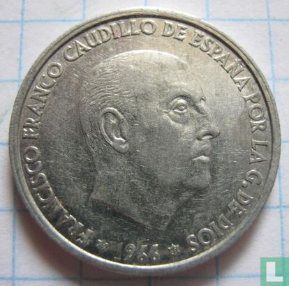 Spain 50 centimos 1966 (1969) - Image 1