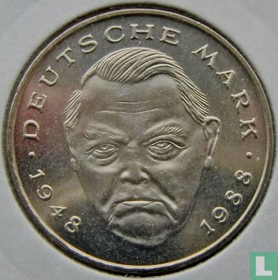 Germany 2 mark 1996 (D  -Ludwig Erhard) - Image 2
