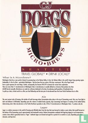 CJ Borg's micro brews, Seattle - Image 1