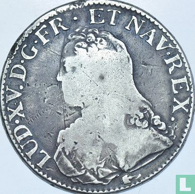 France 1 ecu 1734 (X) - Image 2