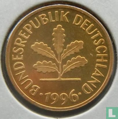 Germany 5 pfennig 1996 (J) - Image 1