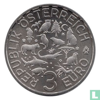 Autriche 3 euro 2018 "Parrot" - Image 2