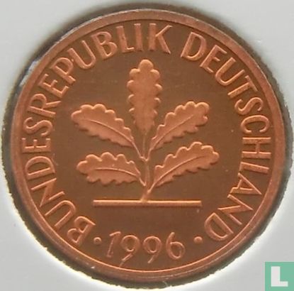 Deutschland 1 Pfennig 1996 (G) - Bild 1