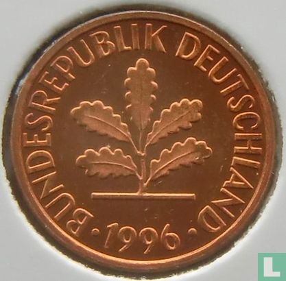 Germany 1 pfennig 1996 (F) - Image 1