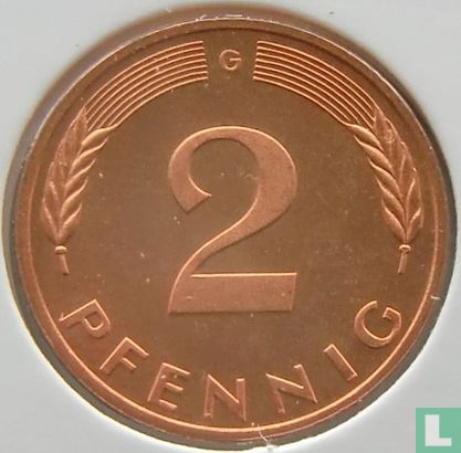 Duitsland 2 pfennig 1996 (G) - Afbeelding 2