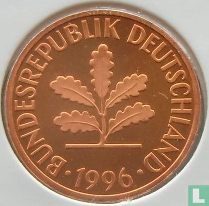 Deutschland 2 Pfennig 1996 (J) - Bild 1