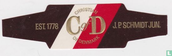 C of D Christian of Denmark - Est. 1778 - J.P. Schmidt Jun. - Afbeelding 1