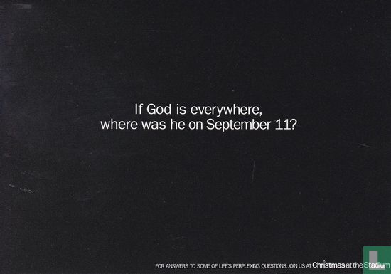 God "If God is everywhere,..." - Afbeelding 1
