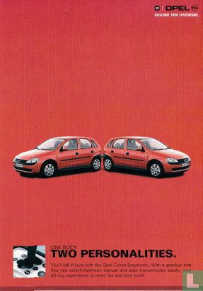 Opel "Two Personalities" - Afbeelding 1