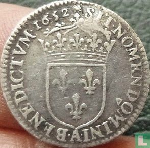 France 1/12 écu 1652 (A) - Image 1