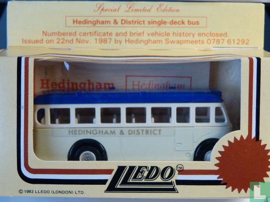 AEC Regal SD bus 'Hedingham &  District'