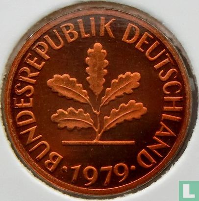 Allemagne 1 pfennig 1979 (BE - J) - Image 1
