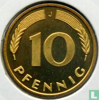 Duitsland 10 pfennig 1979 (PROOF - J) - Afbeelding 2