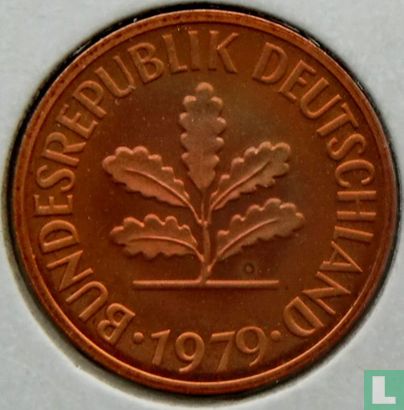Allemagne 2 pfennig 1979 (BE - J) - Image 1
