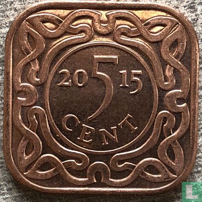 Suriname 5 cents 2015 - Image 1