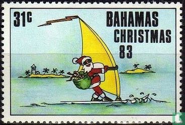 Santa goes-a-sailing