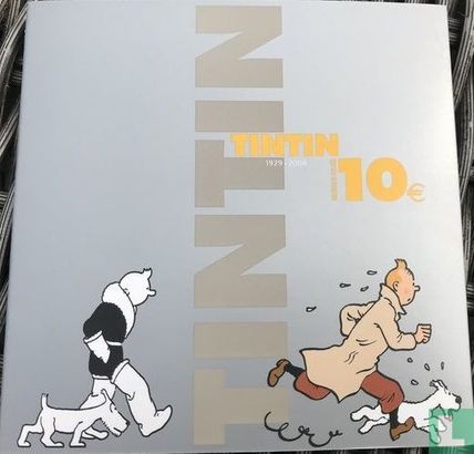 Belgien 10 Euro 2004 (PP - Folder) "75 years of Tintin" - Bild 1