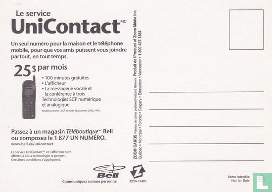 Bell - UniContact "Ça sonne chez vous?"  - Afbeelding 2