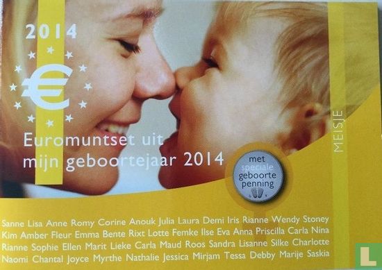 Pays-Bas coffret 2014 "Baby set girl" - Image 1