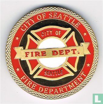 City of SEATLE USA - fire department - brandweer penning - Afbeelding 1