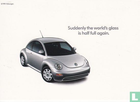 Volkswagen "Suddenly the world´s glass is half full again" - Afbeelding 1