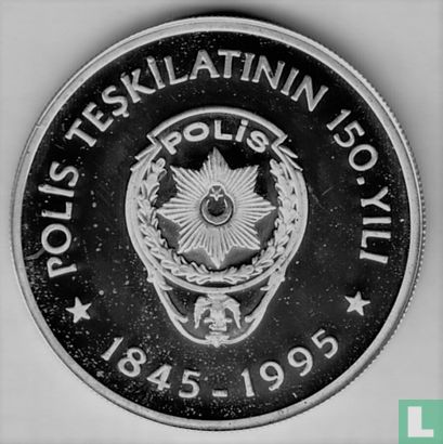 Türkei 50.000 Lira 1995 (PP) "150th anniversary National Police" - Bild 2