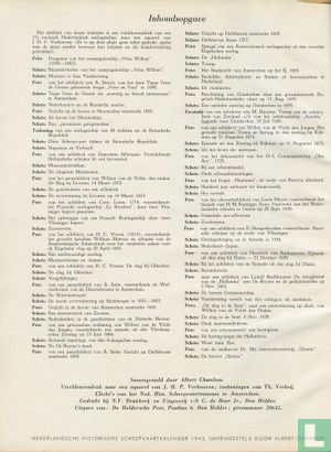 Nederlandsche Historische Scheepvaartkalender 1943 - Image 3