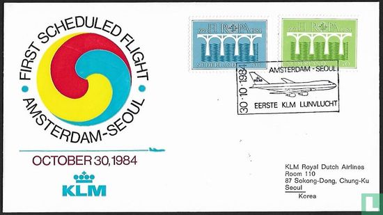 Erster KLM-Flug Amsterdam-Seoul - Bild 1