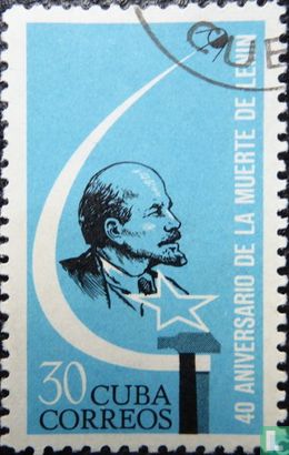 Gedenken 40. Jahrestag von Lenins Tod