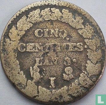 France 5 centimes AN 8 (I) - Image 1