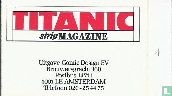 Titanic Stripmagazine
