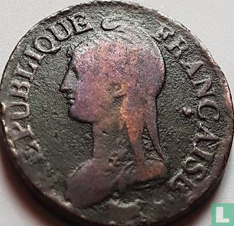 Frankrijk 5 centimes AN 5 (BB) - Afbeelding 2