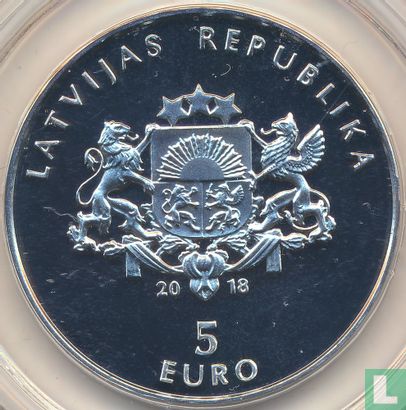 Latvia 5 euro 2018 (PROOF) "My Latvia" - Image 1