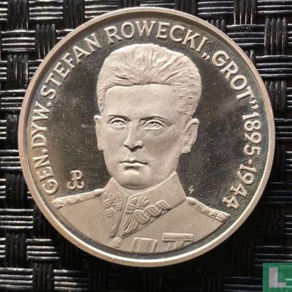 Polen 200000 zlotych 1990 (PROOF) "General Stefan Rowecki" - Afbeelding 2