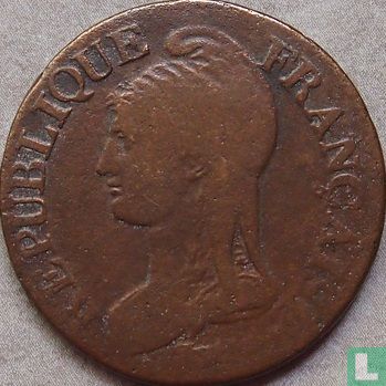 France 5 centimes AN 5 (A) - Image 2
