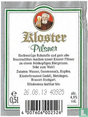 Kloster Pilsener - Afbeelding 2