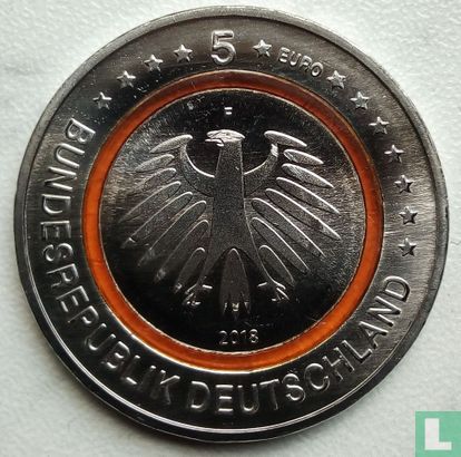 Allemagne 5 euro 2018 (F) "Subtropical zone" - Image 1