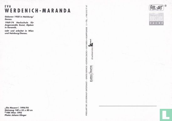 0578 - Eva Werdenich-Maranda "Die Mauern" - Afbeelding 2