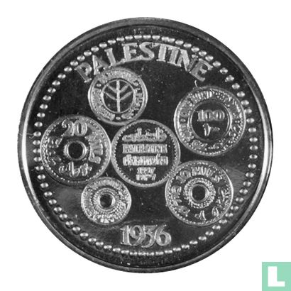 Palestine Sovereign (D) 1936 (Silver - PROOF) "Edward VIII Fantasy Coronation Medallion" - Afbeelding 2