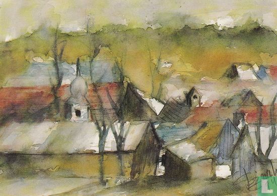 0560 - Jaspal Singh "Village in the Waldviertel" - Afbeelding 1