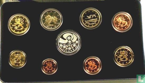 Finland mint set 2003 (PROOF - with silver medal) - Image 2