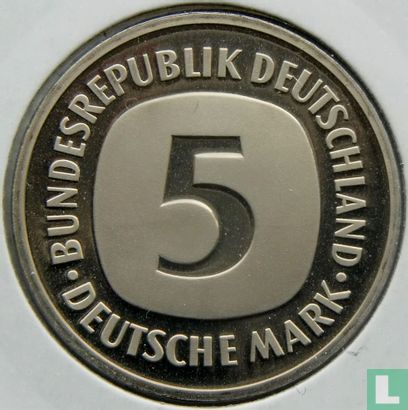 Duitsland 5 mark 1979 (PROOF -  G) - Afbeelding 2