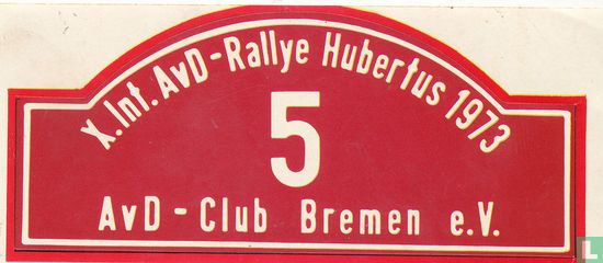 X.Int.AvD-rallye Hubertus 1973