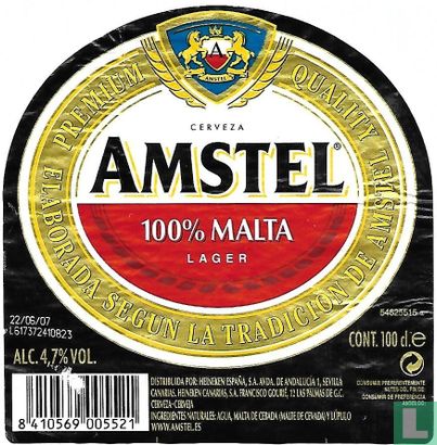Amstel 100% Malta - Bild 1