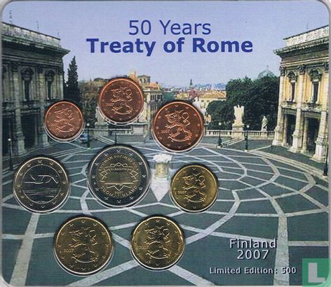 Finland jaarset 2007 "50 Years Treaty of Rome" - Afbeelding 1