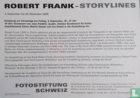 Robert Frank - Storylines  - Afbeelding 2